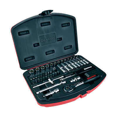 ΚΑΣΣΕΤΙΝΑ ΣΕΤ 48τεμ  ΚΑΡΥΔΑΚΙΑ BENMAN 1/4''