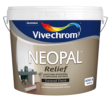 NEOPAL RELIEF PAINT{30}WHITE 15KG