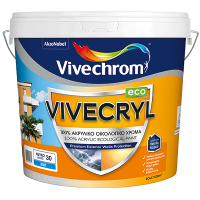 ΠΡΟΣΦ.VIVECRYL ECO{30}WHITE 10+1 L ΔΩΡΟ